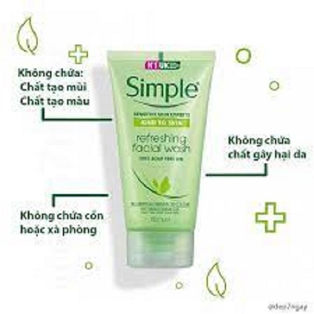 Sữa rửa mặt Simlpe - Tuýp 150ml