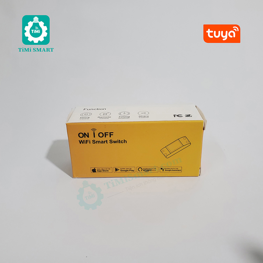 Công Tắc Wifi Điều Khiển Từ Xa Tuya Smart Basic