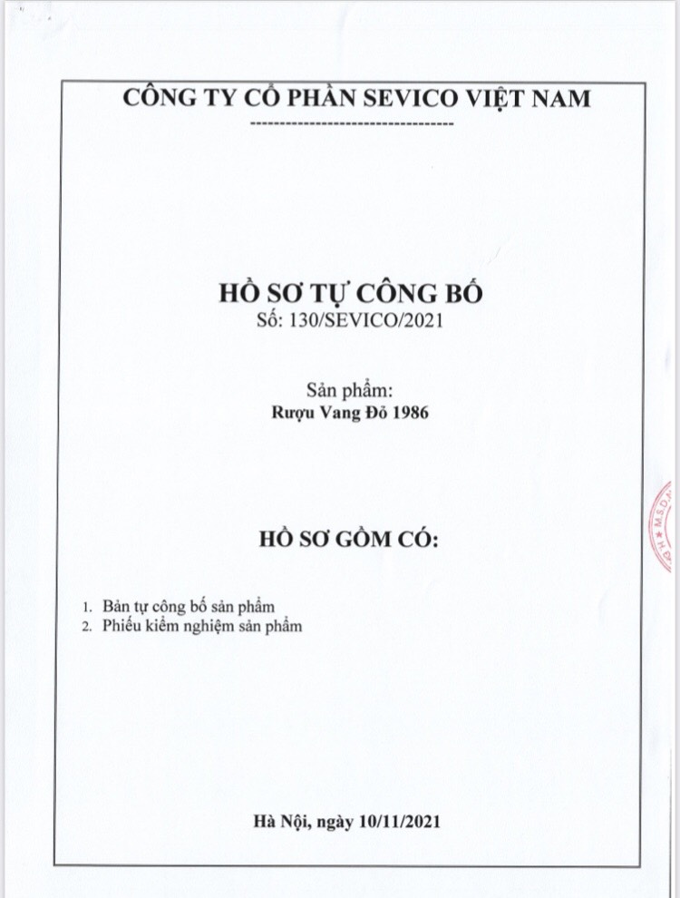 Hộp quà vang pháp bordeaux 1986