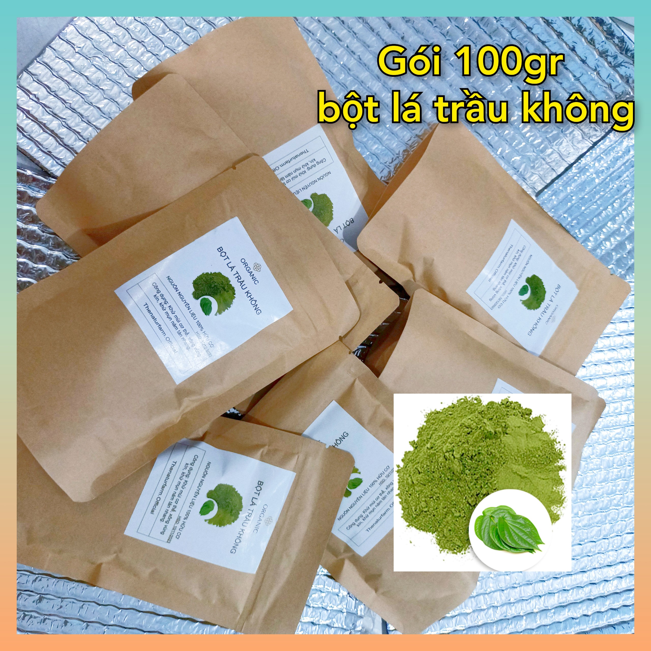 Bột lá trầu không xông hơ sau sinh