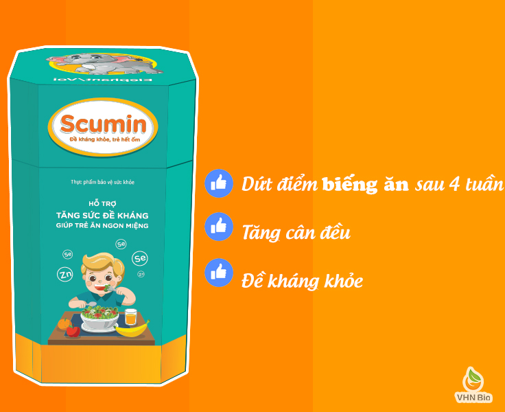 Scumin - Đề kháng khỏe, trẻ hết ốm
