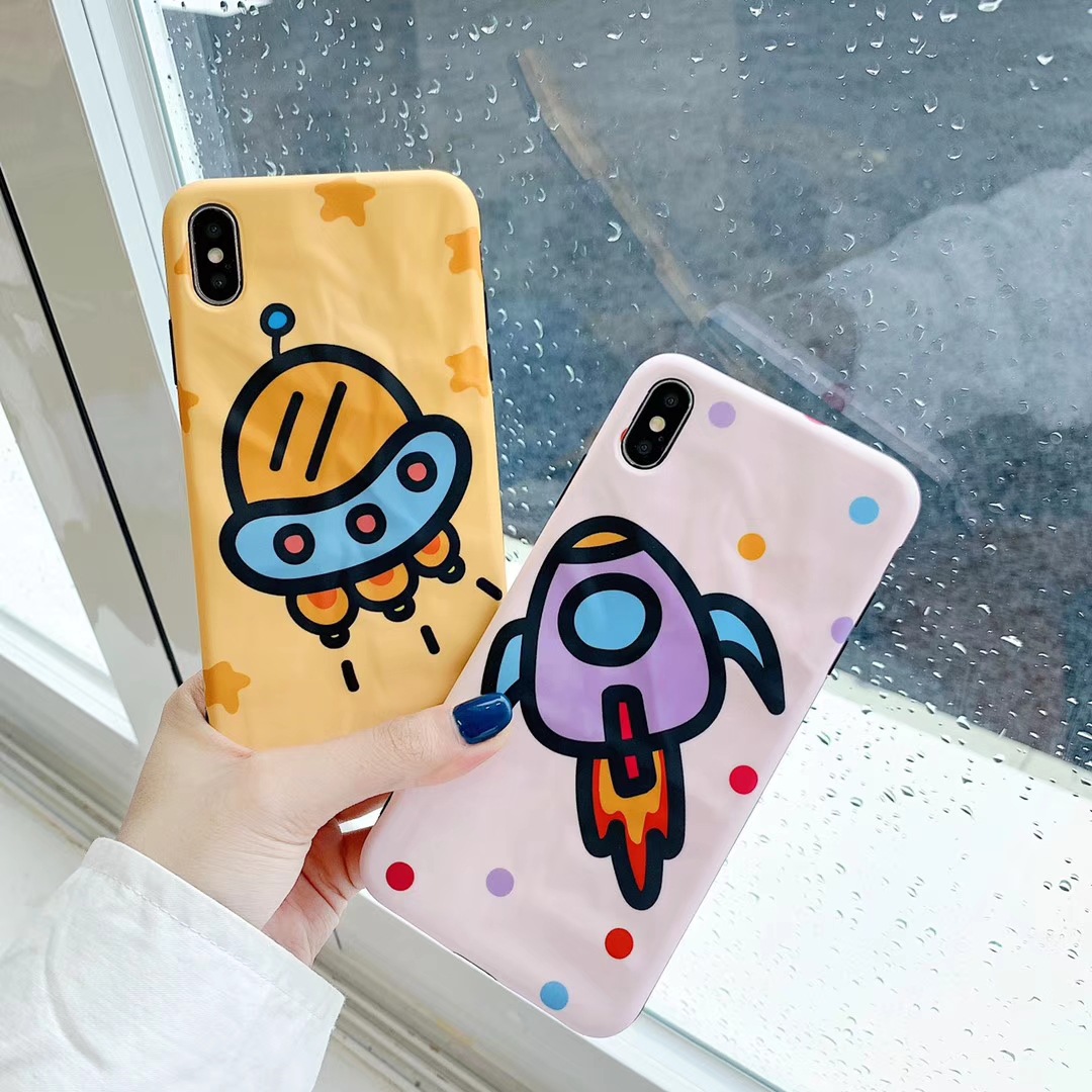 [HCM]Ốp iPhone Tên Lửa Tím iPhone 7Plus/8Plus/X/Xs Max/11/11 Pro Max - ốp iphone