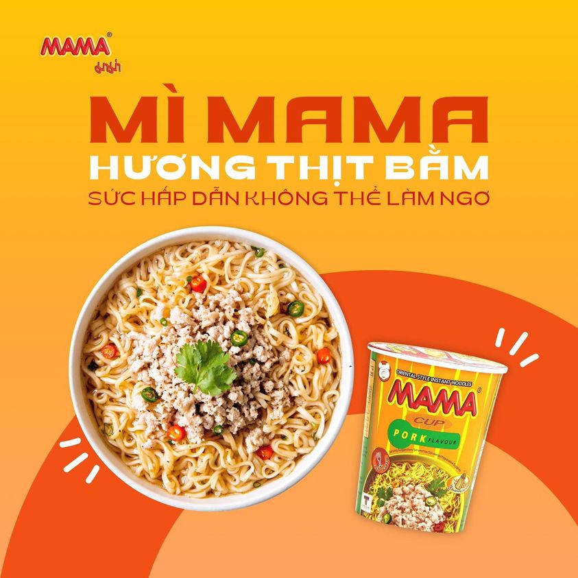 lốc 6 ly mì mama thái lan