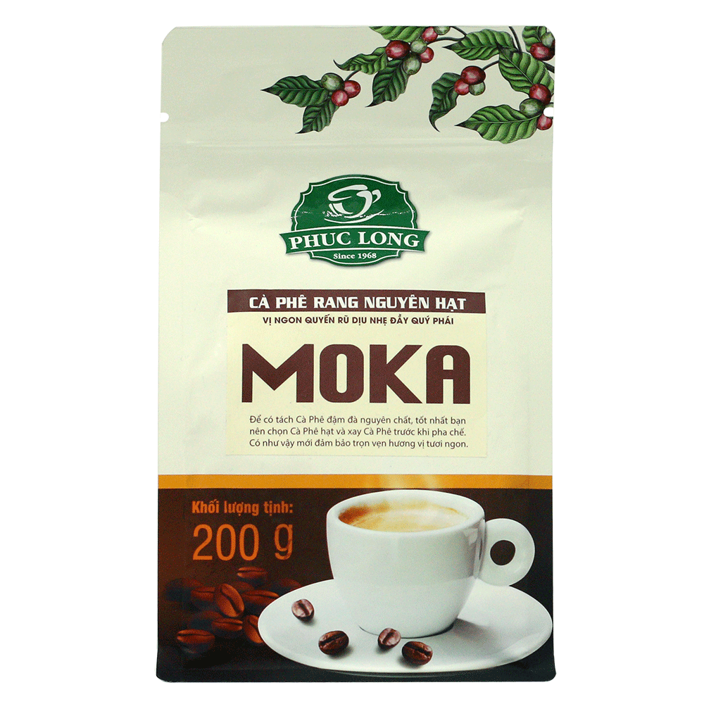 Cà Phê Moka Không Bơ 200Gr - Phúc Long Coffee & Tea