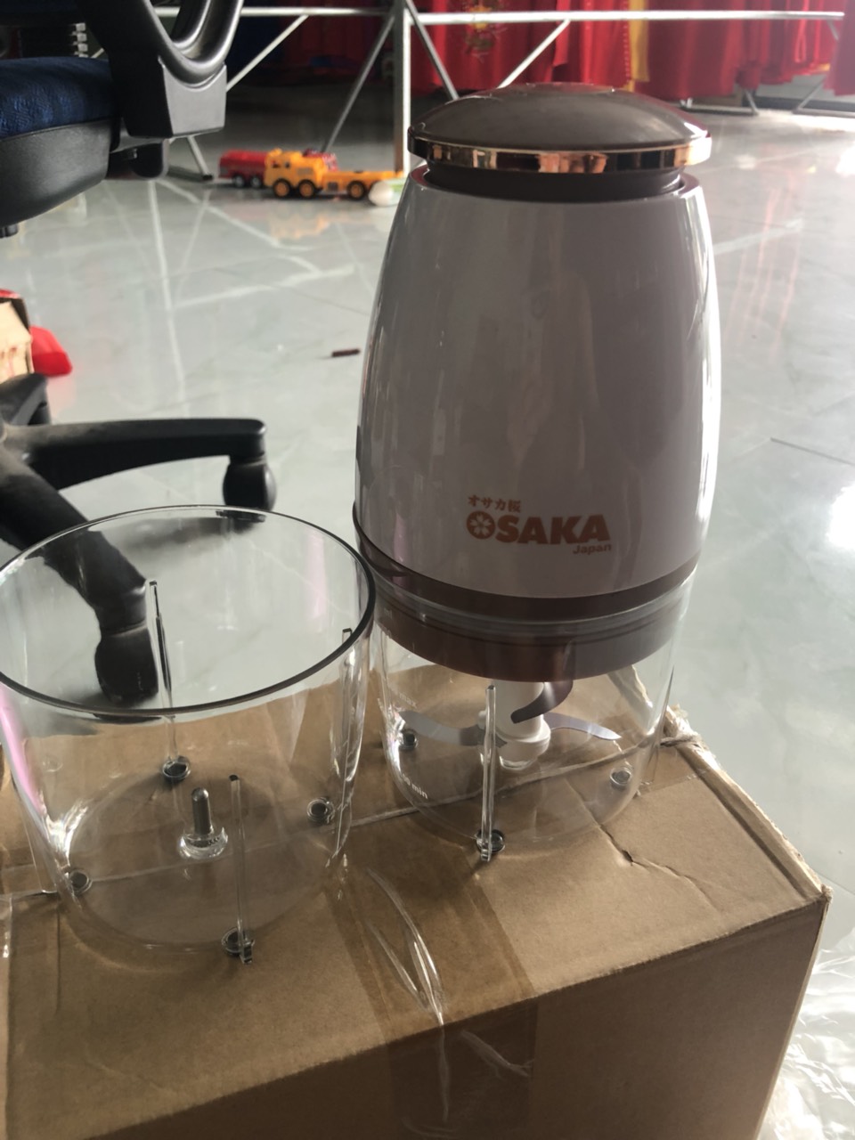 Phụ kiện máy xay osaka nắp nâu nắp