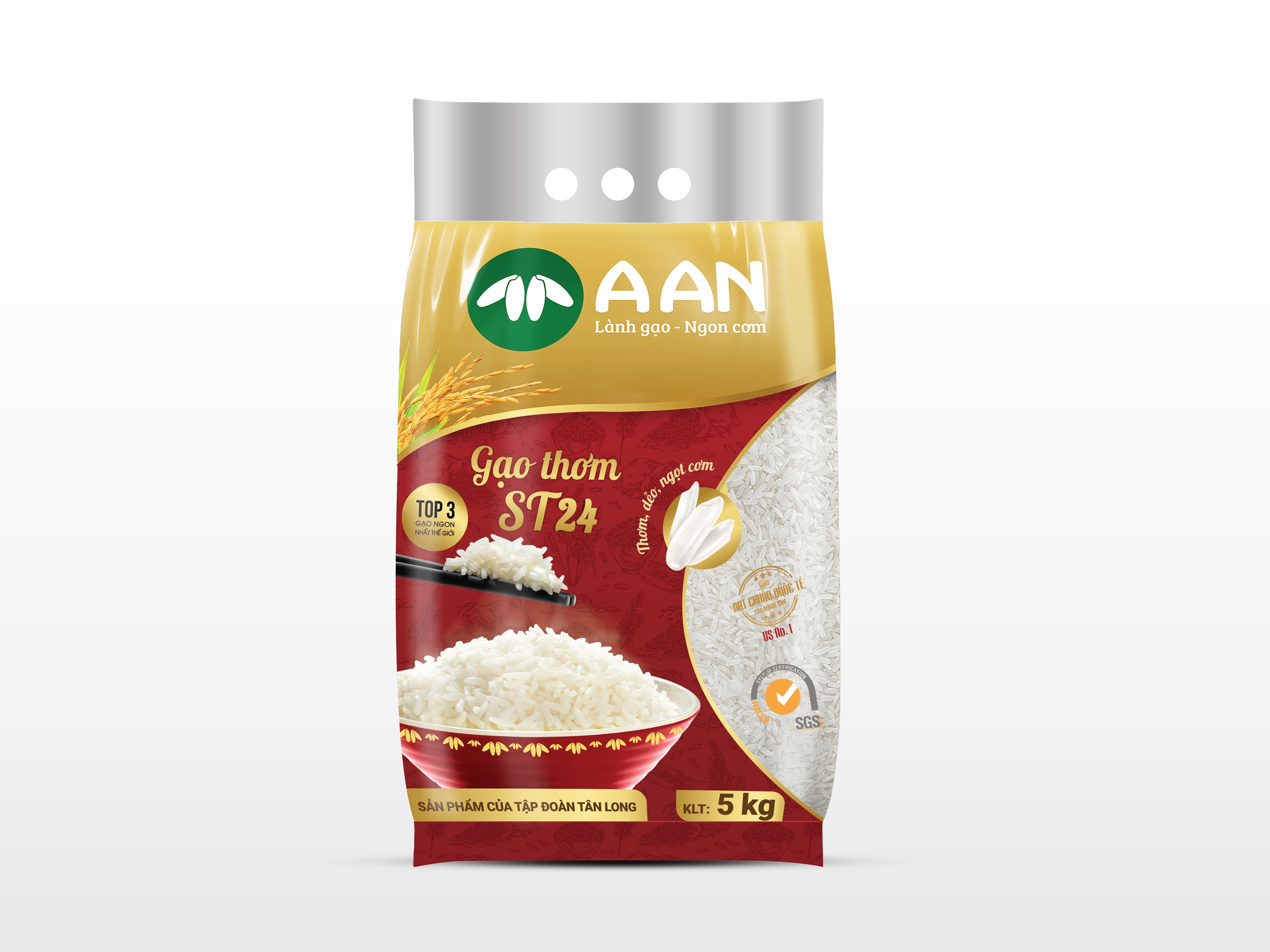 Gạo đặc sản Sóc Trăng Cao Cấp ST24