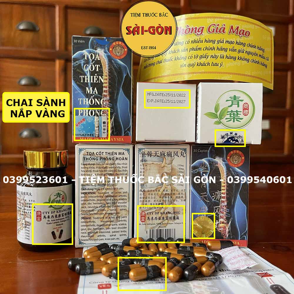 Tọa Cốt Thiên Ma Thống Phong Hoàn (HÀNG XỊN DATE MỚI VIÊN CÓ CHỮ)