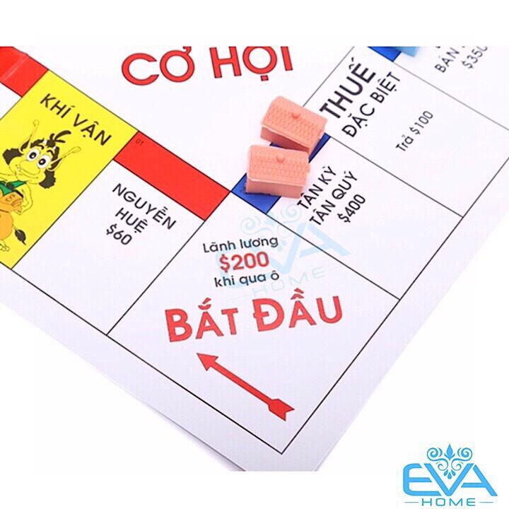 Bộ Đồ Chơi Cờ Tỷ Phú Cho Bé Hộp Kiếng