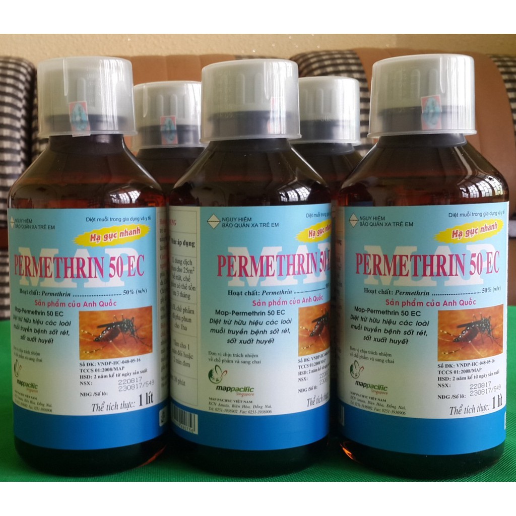 [Hoàn Tiền 10%] Thuốc diệt muỗi Map Permethrin 1000ml diệt tận gốc muỗi kiến gián diệt muỗi trong nhà hiệu quả thuốc diệt muỗi công nghệ Anh Quốc