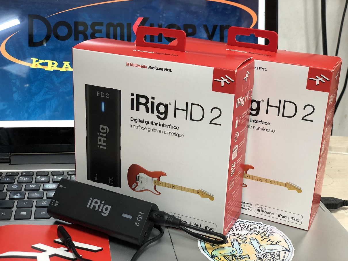 IK Multimedia iRig HD 2 Guitar Interface for iPhone, iPad, Mac and PC