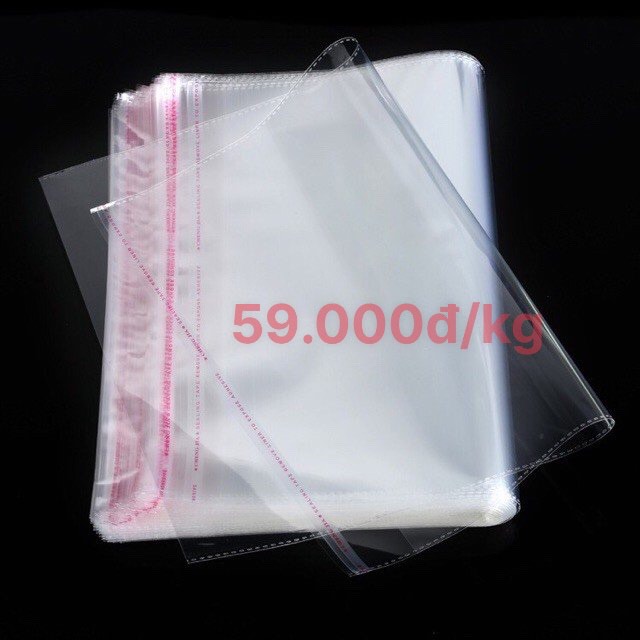 [1kg/size] Túi OPP dán miệng, túi đựng quần áo.