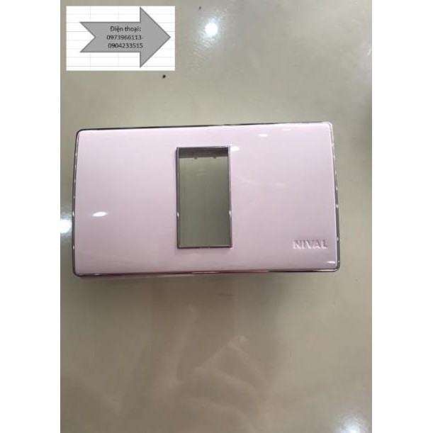 Mặt lắp hạt công tắc, ổ cắm Nival ( series A8) phân khúc hàng cao cấp