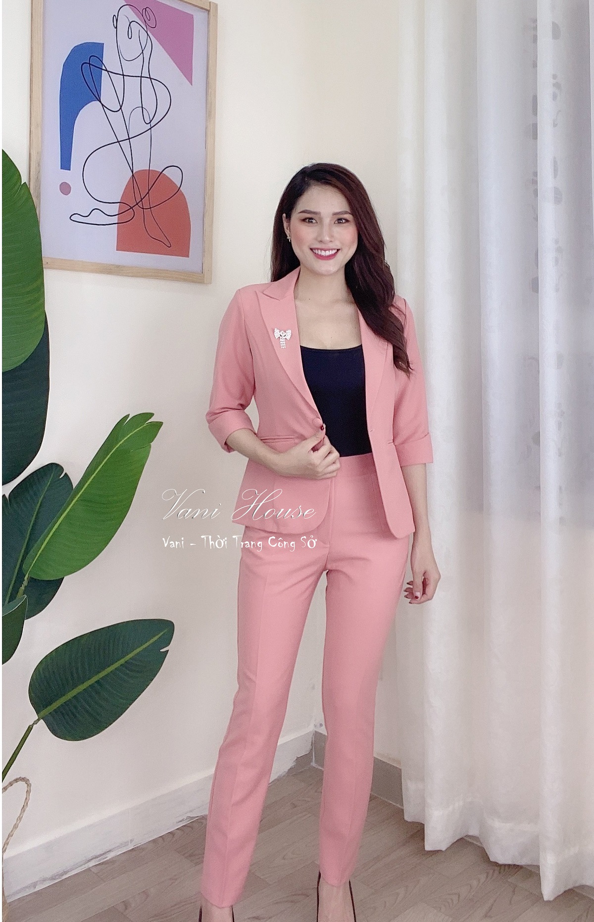Set nguyên bộ áo Vest quần dài