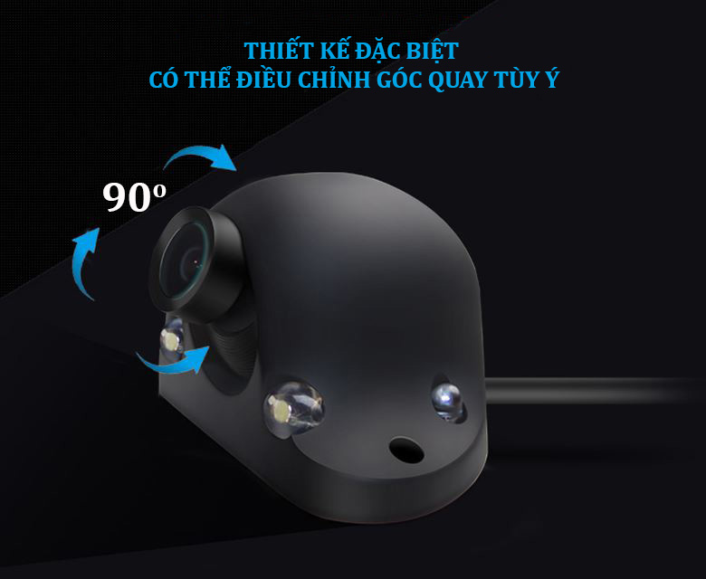 [HCM]Camera cặp lề UFO dán gương chiếu hậu