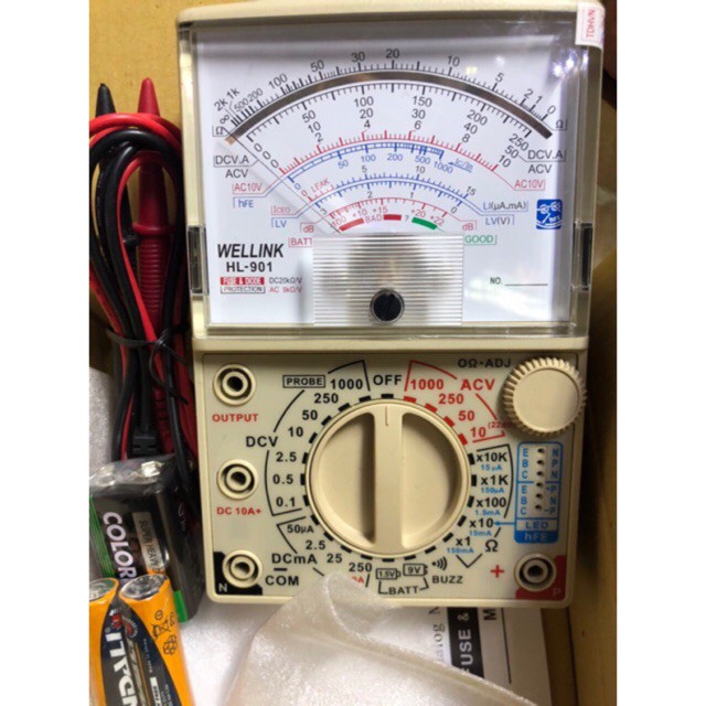 [VN] Đồng hồ vạn năng kim cơ WELLINK HL-901