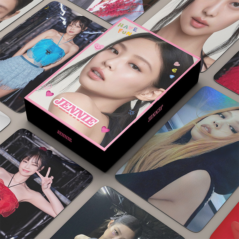 Set 55 lomo card Blackpink Jennie dễ thương 2023