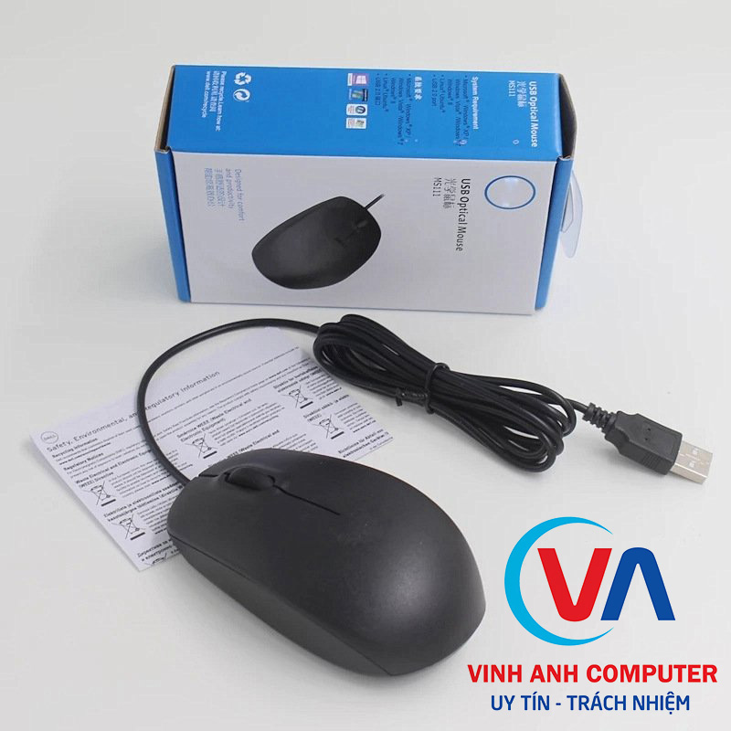 Chuột Dell MS111 - Có Dây - Giá siêu rẻ