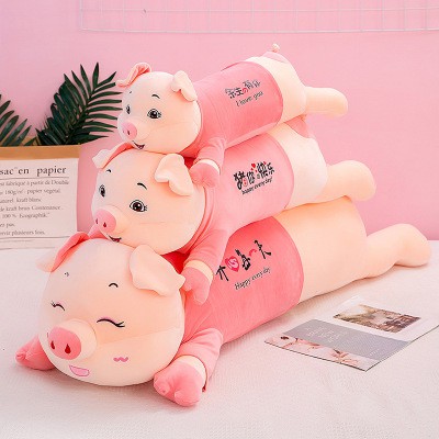 Gối Ôm Gấu Bông Hình Heo 1M2