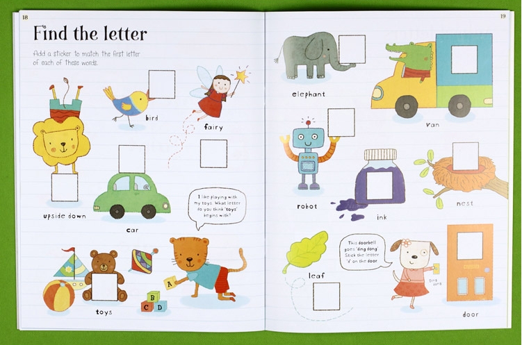 Usborne Sticker Book - Alphabet