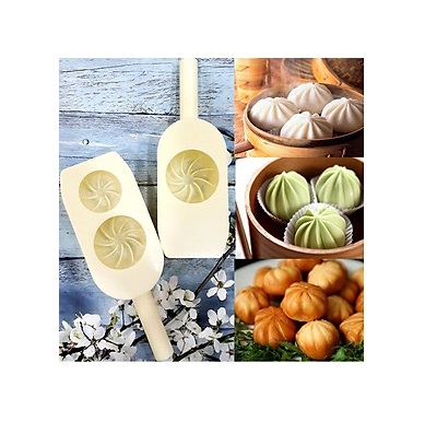 Bộ 2 khuôn làm bánh bao 3 kích cỡ tiện ích
