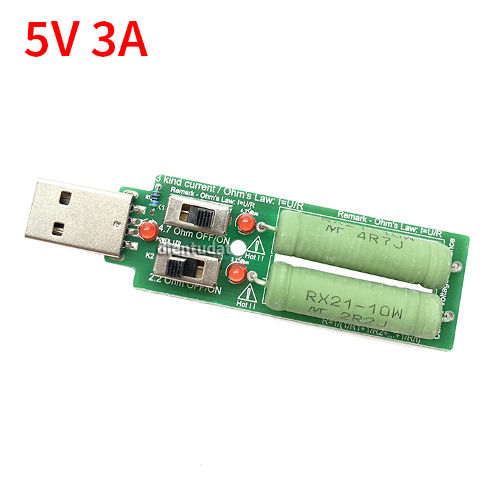 Mạch Tải Giả USB 5V 3A