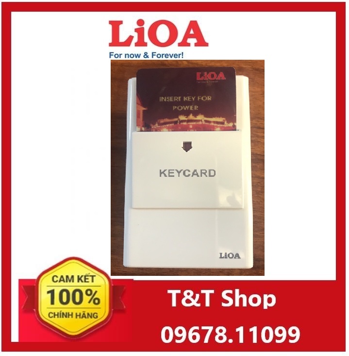 Bộ công tắc ngắt điện dùng chìa khóa thẻ 30A-250V Lioa