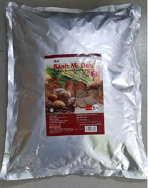 Bột bánh mì Đen, bột mì lúa mì Vikybomi 5kg