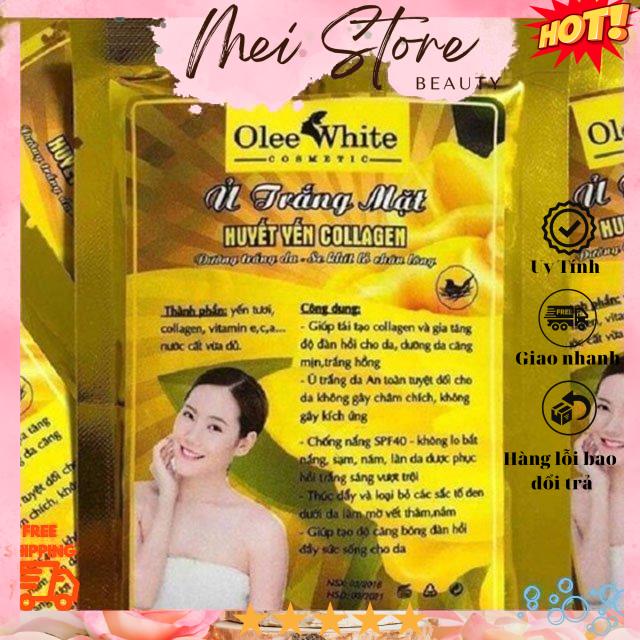 [GIẢM 5% ĐƠN 129K]Ủ trắng mặt huyết yến Collagen