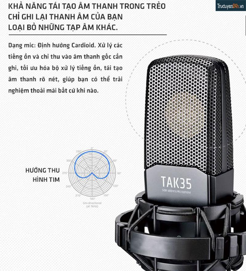 Micro thu âm takstar TAK35