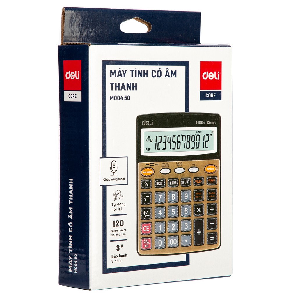 (1 Cái) Máy tính 12 số (Nhựa) Deli M320