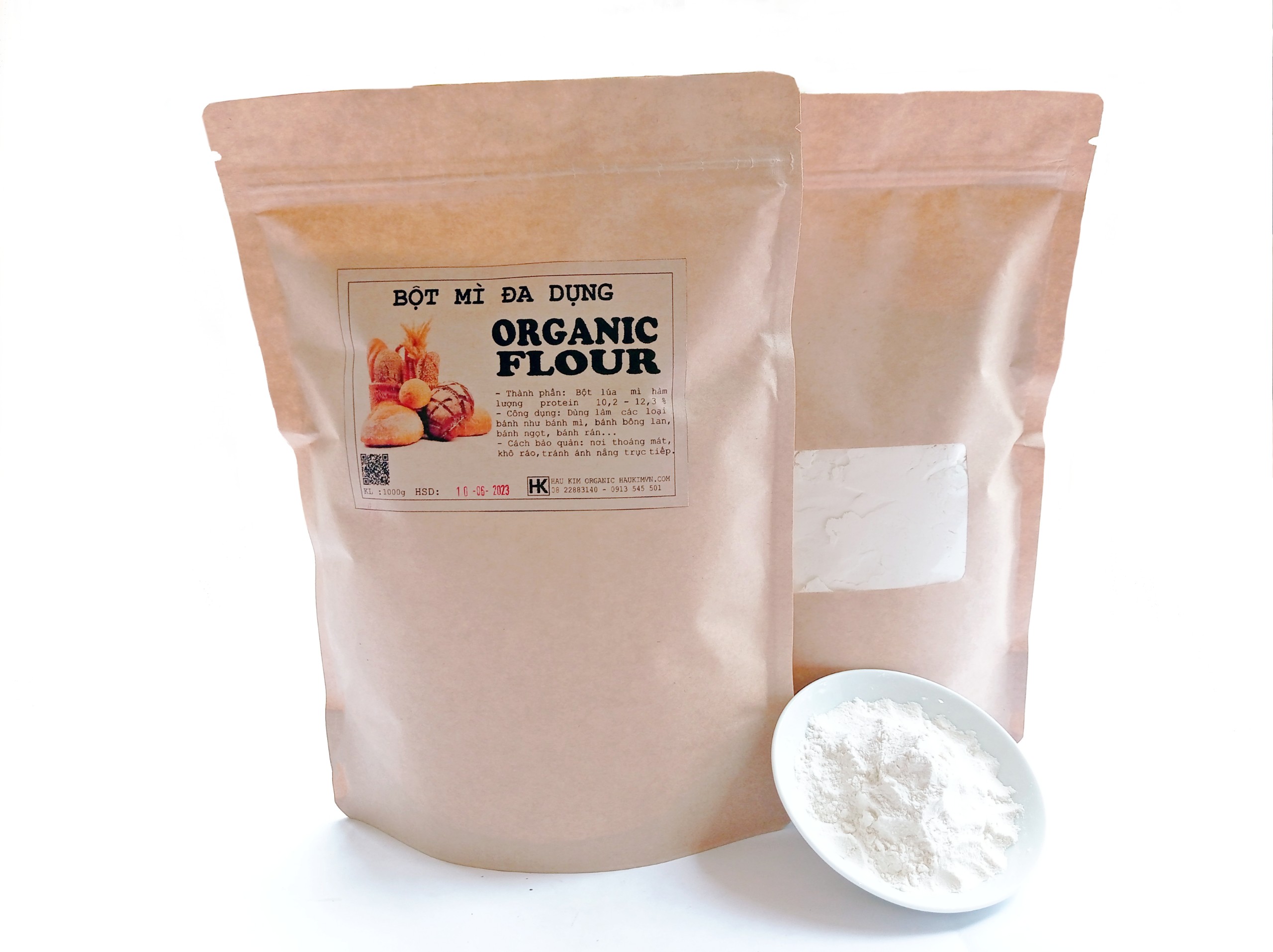 Bột mì làm bánh đa dụng-túi 1kg