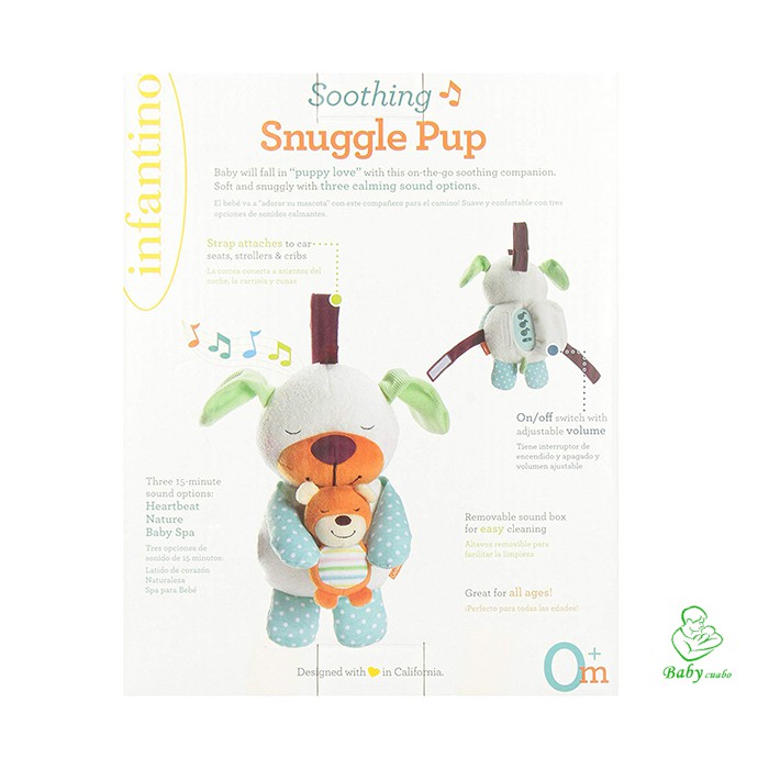 GẤU bông ru ngủ Infantino 6323 (0m+)