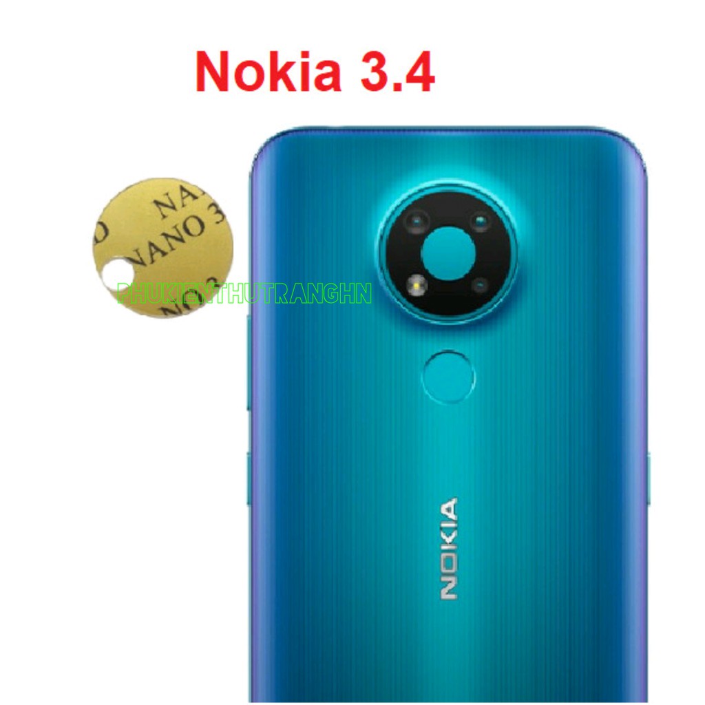 Dán cường lực Nano bảo vệ camera Nokia 3.4 chống trầy xước bụi bẩn