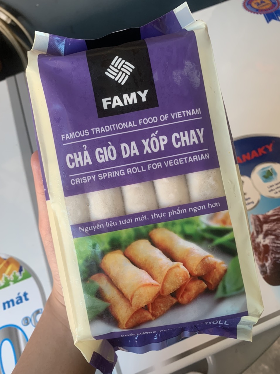 Chả giò da xốp chay 500G - 30 cuốn