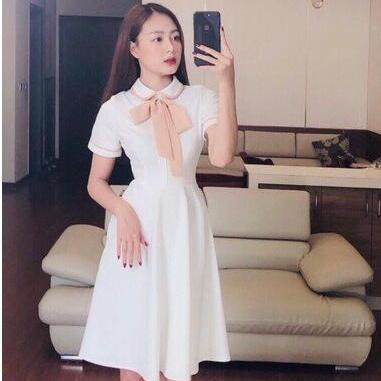 Đầm dự tiệc, đám cưới phối nơ cao cấp