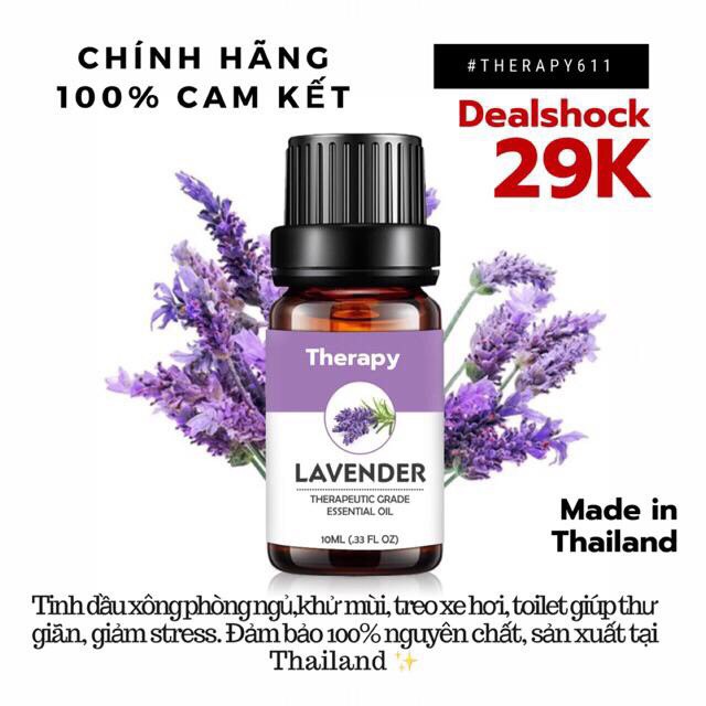 Tinh Dầu Nguyên Chất Hương Hoa Oải Hương Lavender Therapy
