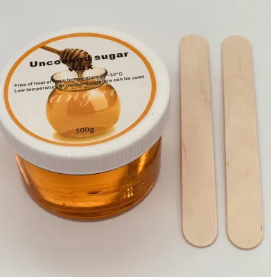 Wax lạnh 300G + TẶNG 2 QUE GỖ - wax lạnh tẩy lông tại nhà - wax lạnh chuyên dùng cho spa - Wax mật ong -Nha đam