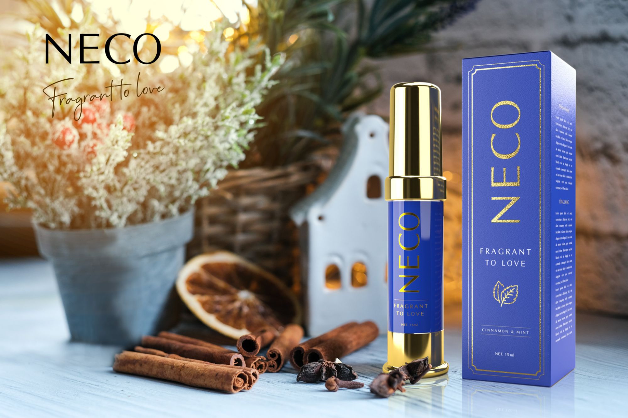 Xịt Thơm Miệng NECO Hương Quế