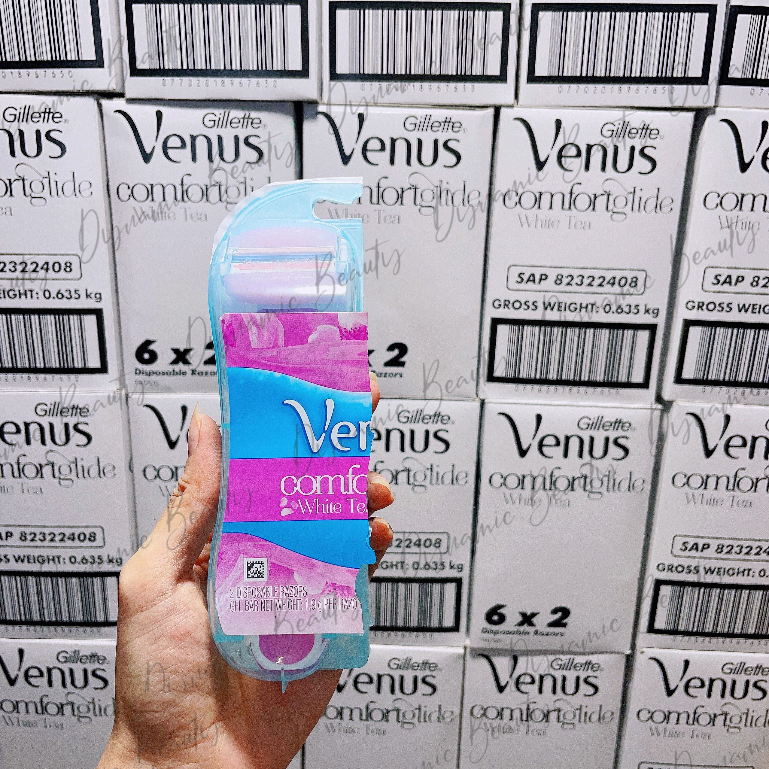 Dao cạo cho nữ có đầu bơ gillette Venus comfortglide white tea venus spa 3 blades
