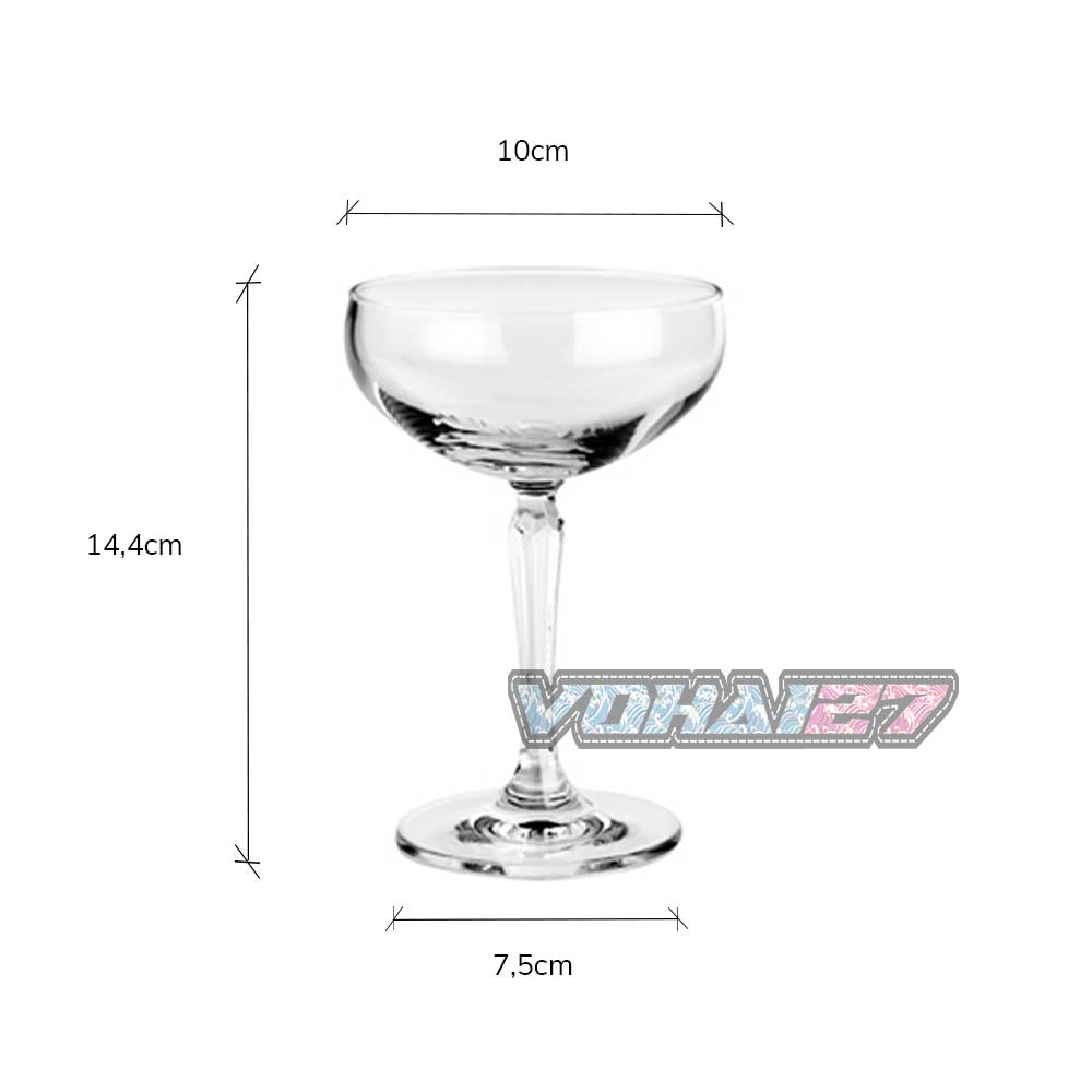 215ml ocean connexion glass cup-6 pack