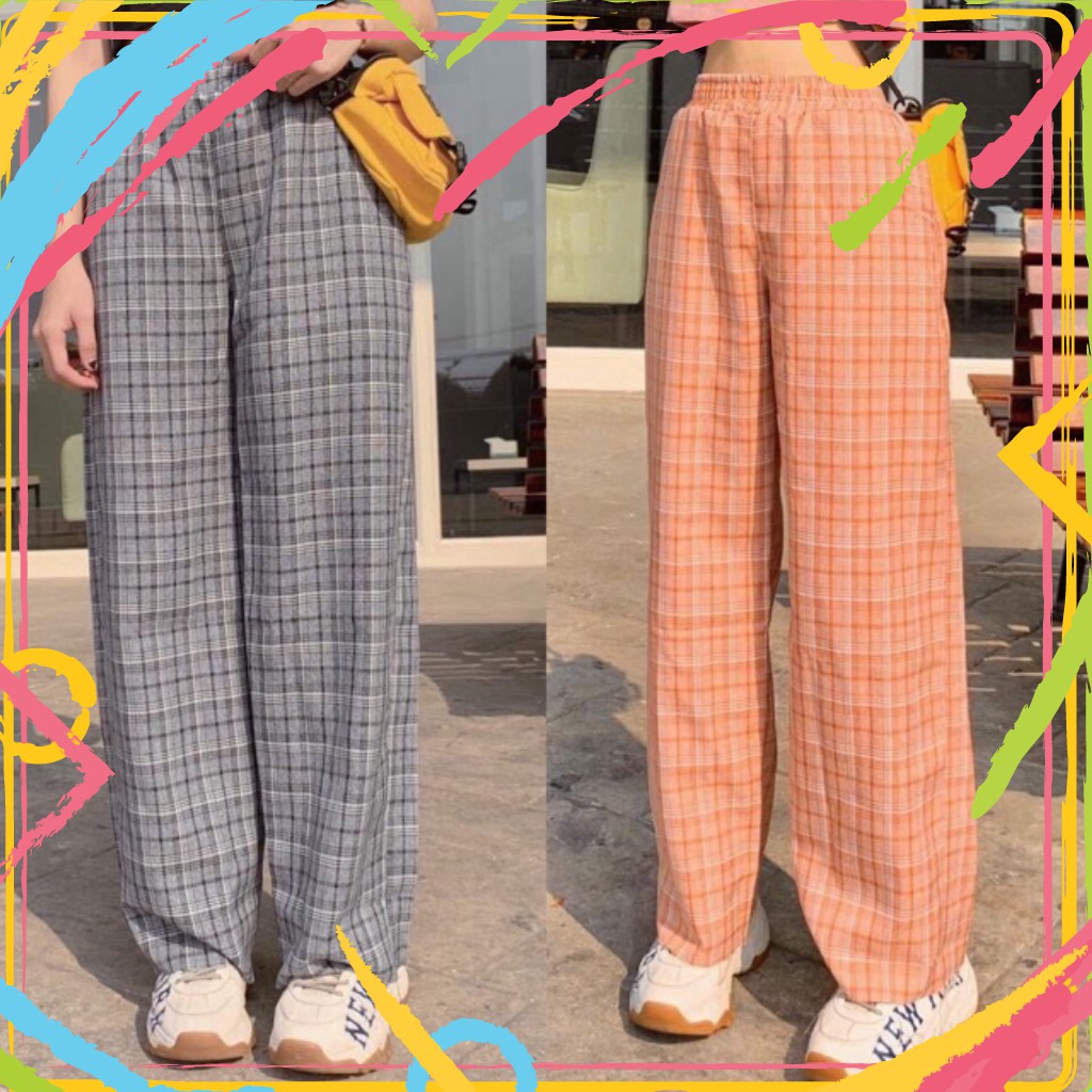 Quần kẻ karo to mẫu mới