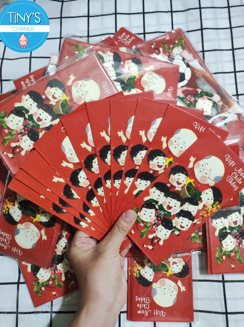 Set 10 bao lì xì Việt Nam chiến thắng