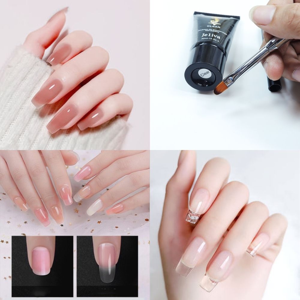 Cọ đắp gel đa năng JELIVA 2 đầu