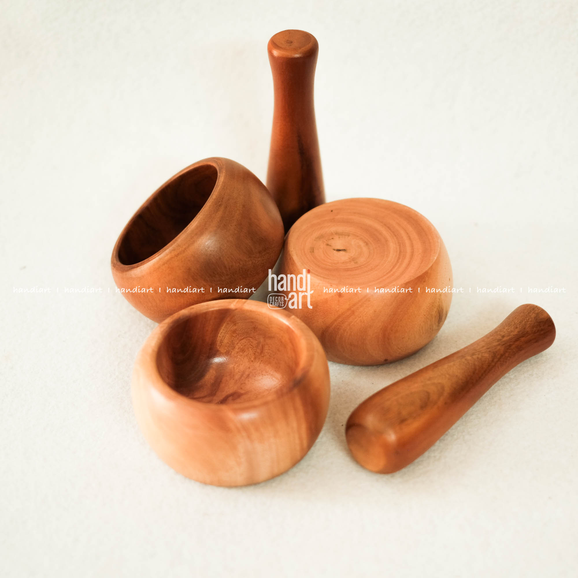 Bộ cối chày gỗ kiểu nhật