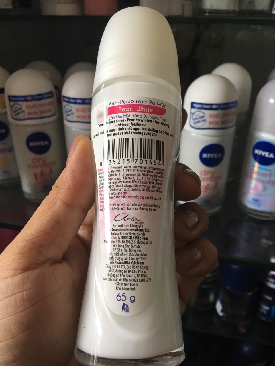 [HCM]lăn khử mùi levinia 60ml
