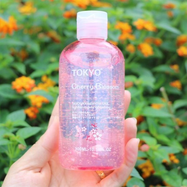 Sữa tắm hoa anh đào dưỡng ẩm da tokyo 300ml - chai