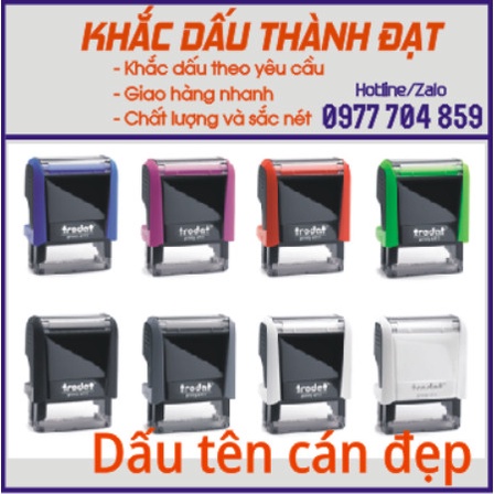 Khắc con dấu tên với cán dấu đẹp (Trodat 4911P4)