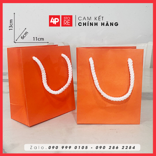 01 TÚI KRAFT CAM 120GSM - NHIỀU SIZE