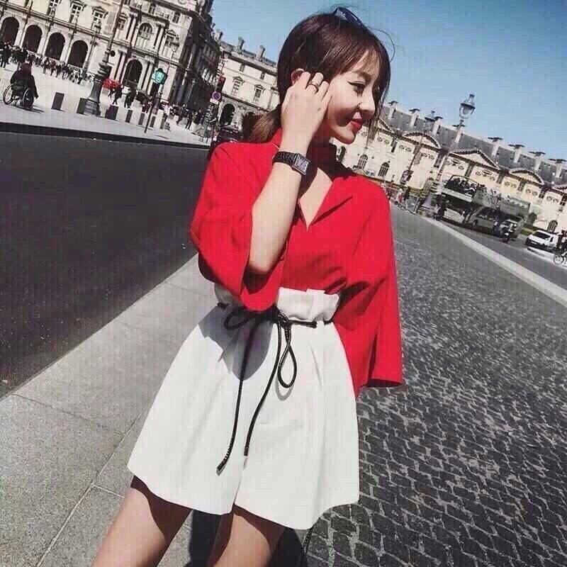 Set jumpsuit váy nữ