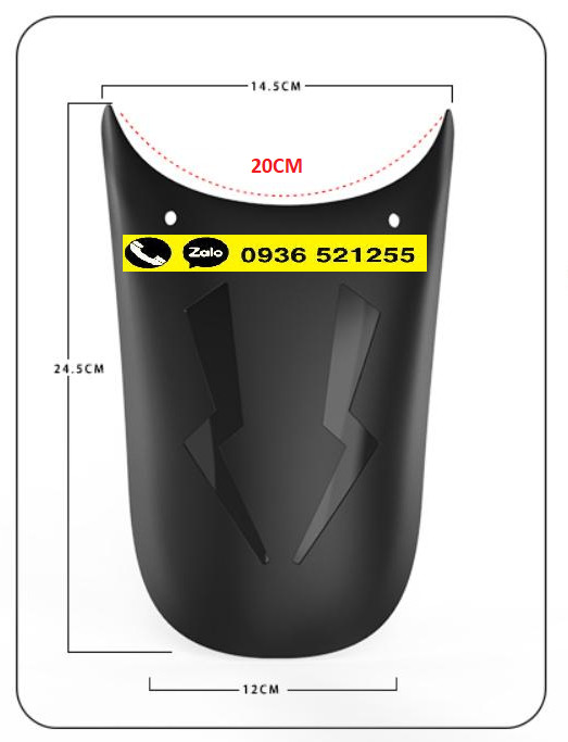 Dè con Chắn bùn trước Honda CB400, Hornet ... các dòng xe moto tương ứng